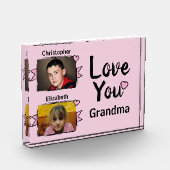 2 foto's oma liefde roze (Links)