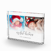 2 Foto's Pasgeboren Mijn eerste kerstfotoblok (Rechts)