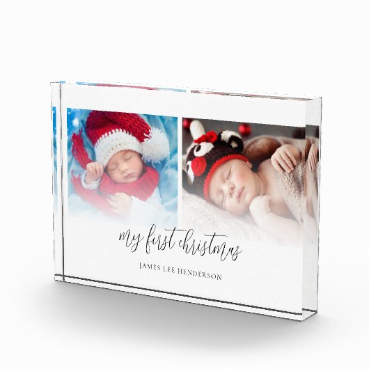 2 Foto's Pasgeboren Mijn eerste kerstfotoblok (Rechts)