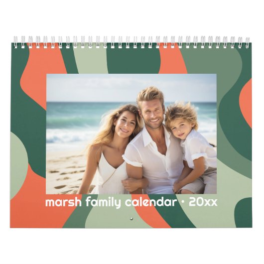 2 foto's per maand Moderne biologische Abstracte k Kalender (Hoes)