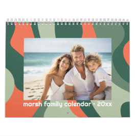 2 foto's per maand Moderne biologische Abstracte k Kalender