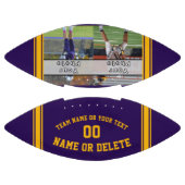 2 Foto's, persoonlijk Football, Paars en goud American Football (Panelen)