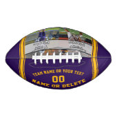2 Foto's, persoonlijk Football, Paars en goud American Football (Voorkant)