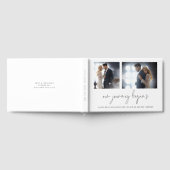 2 foto's Script Onze reis begint met bruiloft Gastenboek (Volledig)