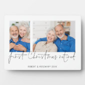 2 Foto's Scriptnaam Eerste Kerstmis in ruste Fotoplaat (voorkant)