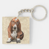 2 Foto's Sleutelhanger Gift Dog of Puppy Ma (Achterkant)