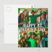 2-foto's St Paddy's Day Shamrock Irish Celtic Briefkaart (Voorkant / Achterkant)