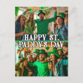 2-foto's St Paddy's Day Shamrock Irish Celtic Briefkaart (Voorkant)