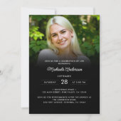 2-Foto's vieren: Life/Funeral/Memorial Kaart (Voorkant)