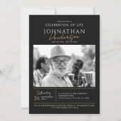 2-Foto's vieren: Life/Funeral/Memorial Kaart (Voorkant)