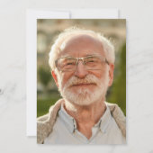 2-Foto's vieren: Life/Funeral/Memorial Kaart (Achterkant)