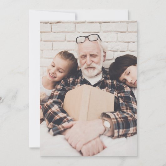 2-Foto's vieren: Life/Funeral/Memorial Kaart (Achterkant)