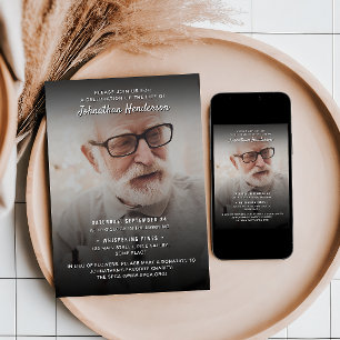 2-Foto's vieren: Life/Funeral/Memorial Kaart