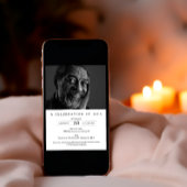 2-Foto's vieren: Life/Funeral/Memorial Kaart