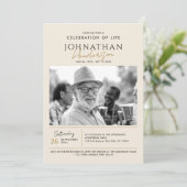 2-Foto's vieren: Life/Funeral/Memorial Kaart (Staand voorkant)