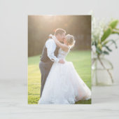2 foto's Wedding Gold Bedankt basis voor Vellum (Staand voorkant)