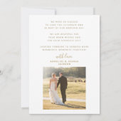 2 foto's Wedding Gold Bedankt basis voor Vellum (Achterkant)