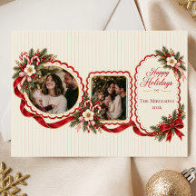 2 Foto's Whimsical Candy Cane Kerstvakantie