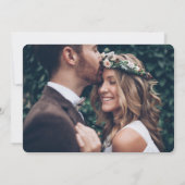 2 Foto's Wij hebben de knoop doorgehakt Eenvoudige Kaart (Achterkant)