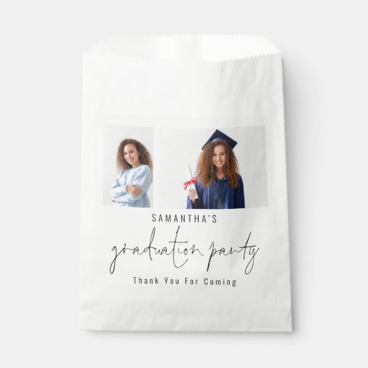 2 Fotoscriptgradatiepartij Hartelijk dank Bedankzakje (Voorkant)