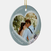 2 Fotosjabloon aangepast Keramisch Ornament (Rechts)