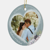 2 Fotosjabloon aangepast Keramisch Ornament (Links)