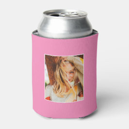 2 Fotosjabloon Double Sided Hot Roze Blikjeskoeler