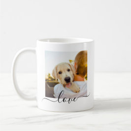 2 Fotosjabloon Double Sided Love Text White Koffiemok