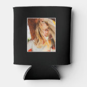 2 Fotosjabloon dubbelzijdig zwart Blikjeskoeler (Voorkant)