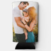 2 Fotosjabloon met dubbelzijdige dunne Koelbox Seltzer Blikjeskoeler (Achterkant)