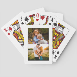 2 Fotosjabloon met dunne rand afspeelkaarten Pokerkaarten