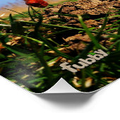 2 Fubby's die een bol krokus planten. Perfect Poster (Hoek)