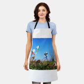 2 Fubby's die een bol krokus planten. Schort (Gedragen)