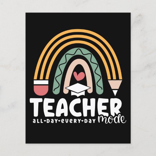 2- Funny Teacher Mode Teaching Gift for Teacher (Voorkant)
