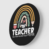 2- Funny Teacher Mode Teaching Gift for Teacher Grote Klok (Hoek)
