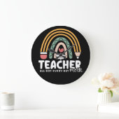 2- Funny Teacher Mode Teaching Gift for Teacher Grote Klok (Huis)