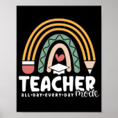 2- Funny Teacher Mode Teaching Gift for Teacher Poster (Voorkant)