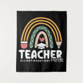 2- Funny Teacher Mode Teaching Gift for Teacher Wandkleed (Voorkant)