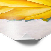 2 gele bladeren | Georgia O'Keeffe | Foto Afdruk (Hoek)