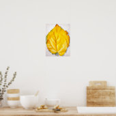 2 Gele Bladeren | Georgia O'Keeffe | Poster (Keuken)
