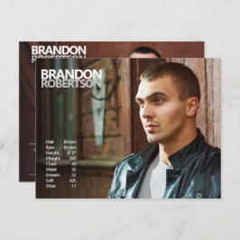 2 gesteunde 3 promotieacties voor fotomodellen briefkaart