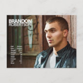 2 gesteunde 3 promotieacties voor fotomodellen briefkaart (Voorkant)