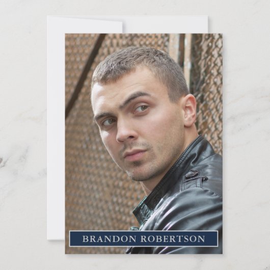 2 gesteunde 5 foto-speler Model 5x7 Comp/Zed Sjabl Kaart (Voorkant)