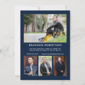 2 gesteunde 5 foto-speler Model 5x7 Comp/Zed Sjabl Kaart (Achterkant)