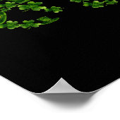 2 Geweldige St Patrick Shamrock Kat & Hond Kat Poster (Hoek)
