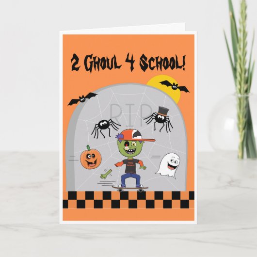 2 Ghoul 4 School Boy Card Kaart (Voorkant)
