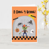 2 Ghoul 4 School Boy Card Kaart (Gele Bloem)
