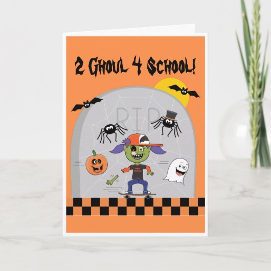 2 Ghoul 4-schoolmeisjeskaart Kaart (Voorkant)