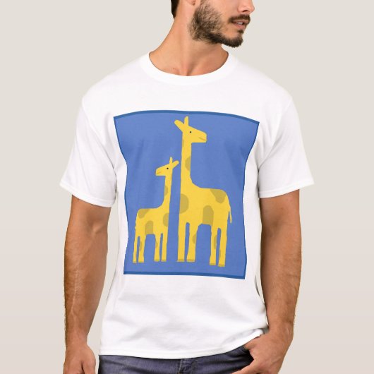 2 Giraffes T-shirt (Voorkant)
