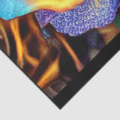 2 Glanzend prachtige unieke Rozen kunstdromen Tissuepapier (Detail)